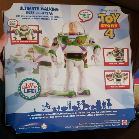 Disney Toy Story 4 Buzz Lightyear Walking Action Figure - Picture 2 of 2